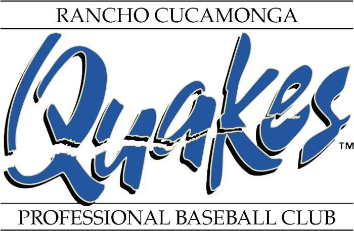 Rancho Cucamonga Quakes 1993-1998 Primary Logo iron on paper